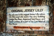 The Jersey Lilly Saloon, Langtry, TX